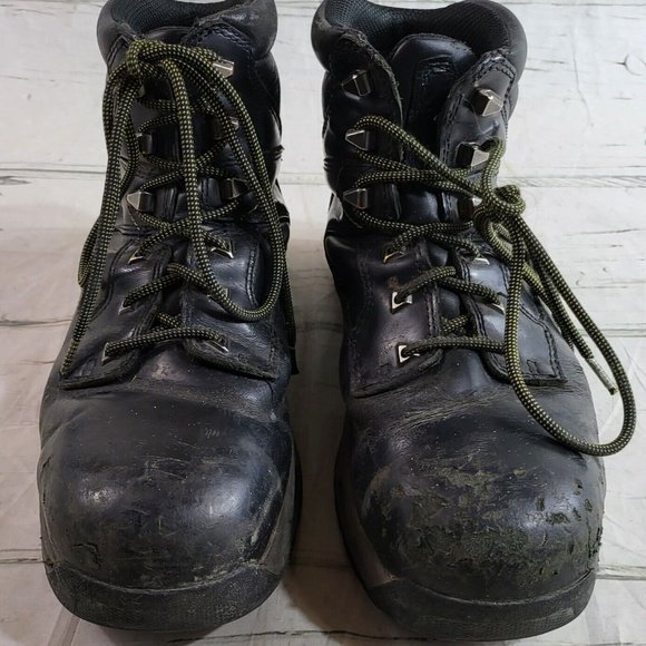 ACE Steel Toe Work Boots 76747 Mens Glacier Black Size 11 main image 6